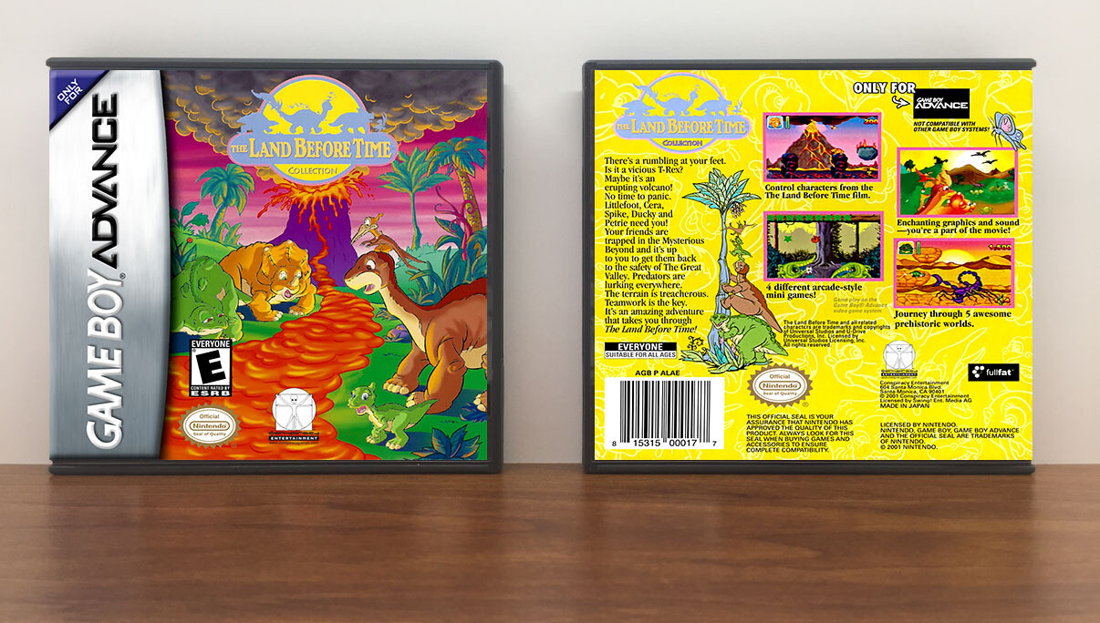 Land Before Time Collection ,The, Artwork Spine Color: Chrome
