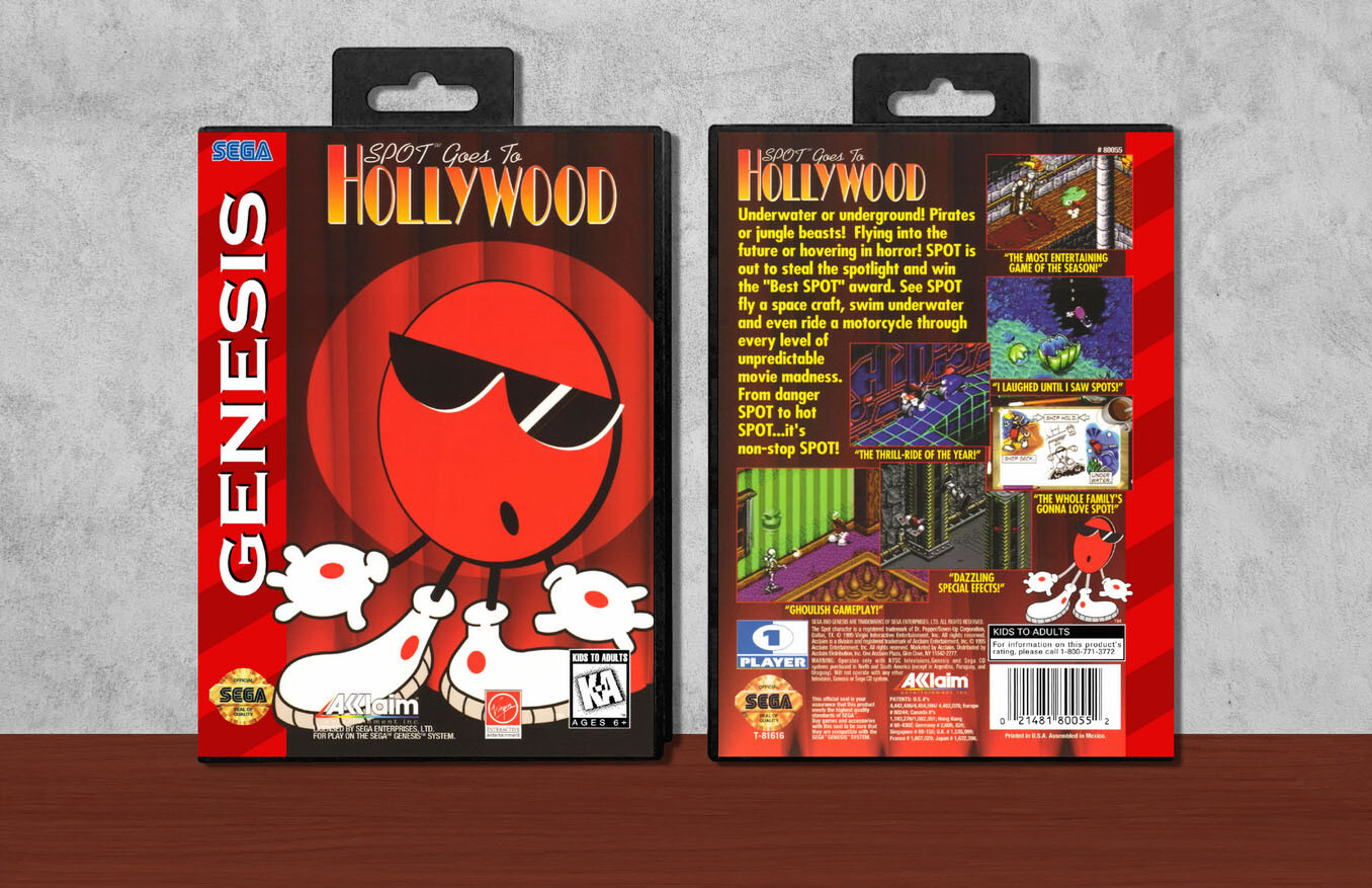 Spot Goes To Hollywood, Case Color: Black