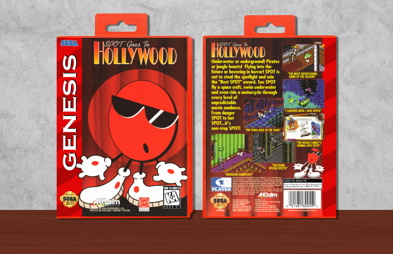 Spot Goes To Hollywood, Case Color: Red
