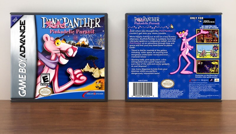 Pink Panther: Pinkadelic Pursuit, The, Artwork Spine Color: Chrome