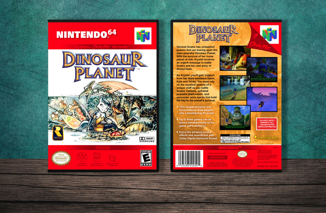 Dinosaur Planet - N64 Video Game Case