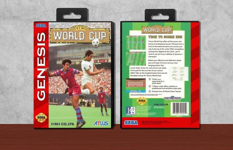 Tecmo World Cup, Case Color: Black