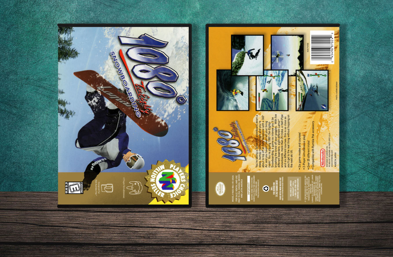 1080 Snowboarding (PC), Case Color: DARK GREY (OEM DS CASE COLOR)