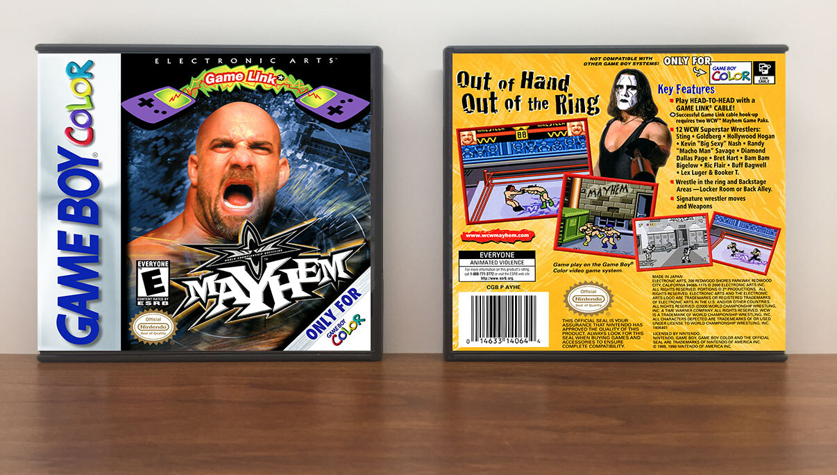 WCW Mayhem, Artwork Spine Color: Chrome