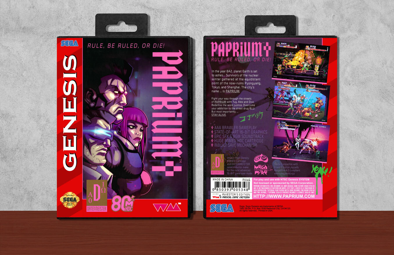Paprium, Case Color: Black