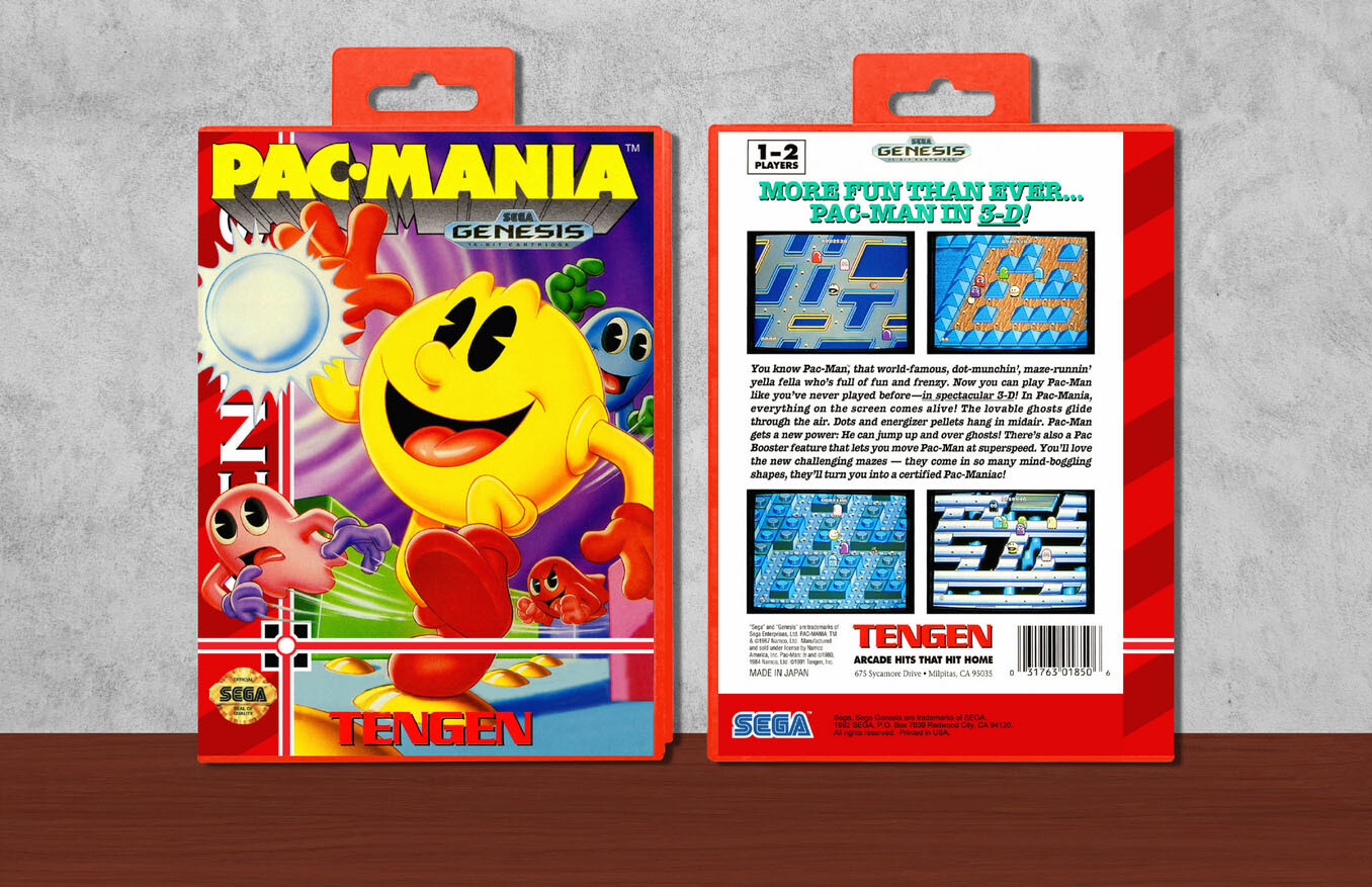 Pac-Mania, Case Color: Red