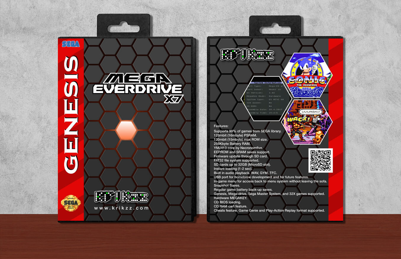 Mega Everdrive X7, Case Color: Black