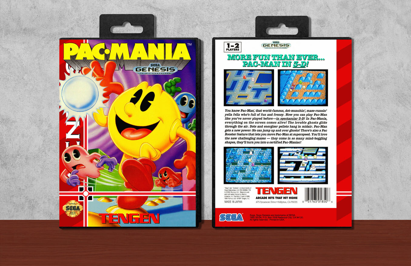 Pac-Mania, Case Color: Black