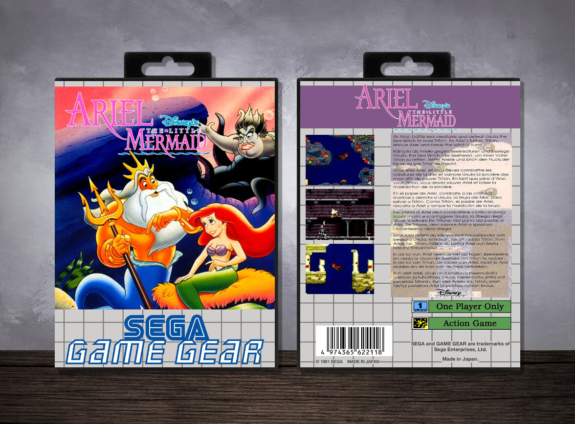 Ariel the Little Mermaid, Case Color: Black