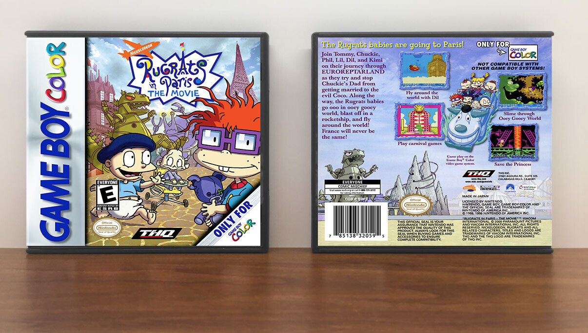 Rugrats in Paris: The Movie, Artwork Spine Color: Chrome