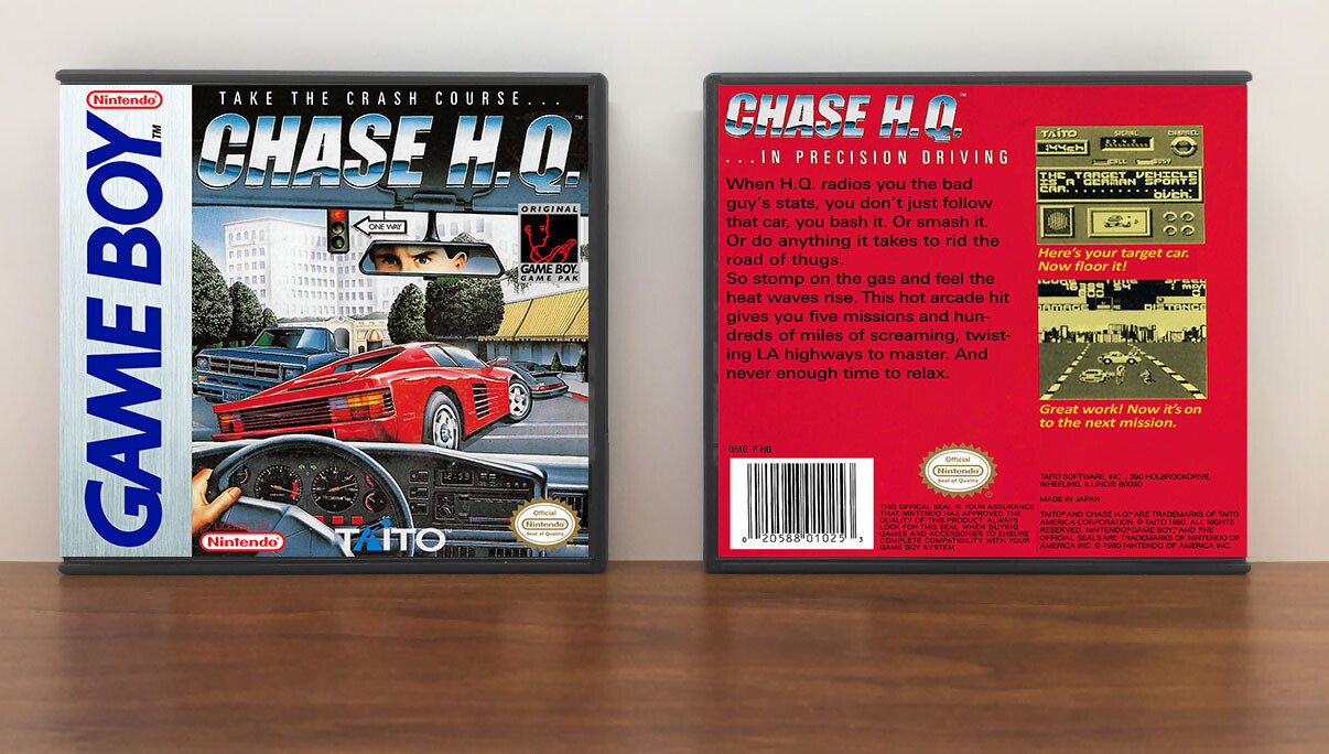 Chase H.Q. (TAITO), Artwork Spine Color: Chrome