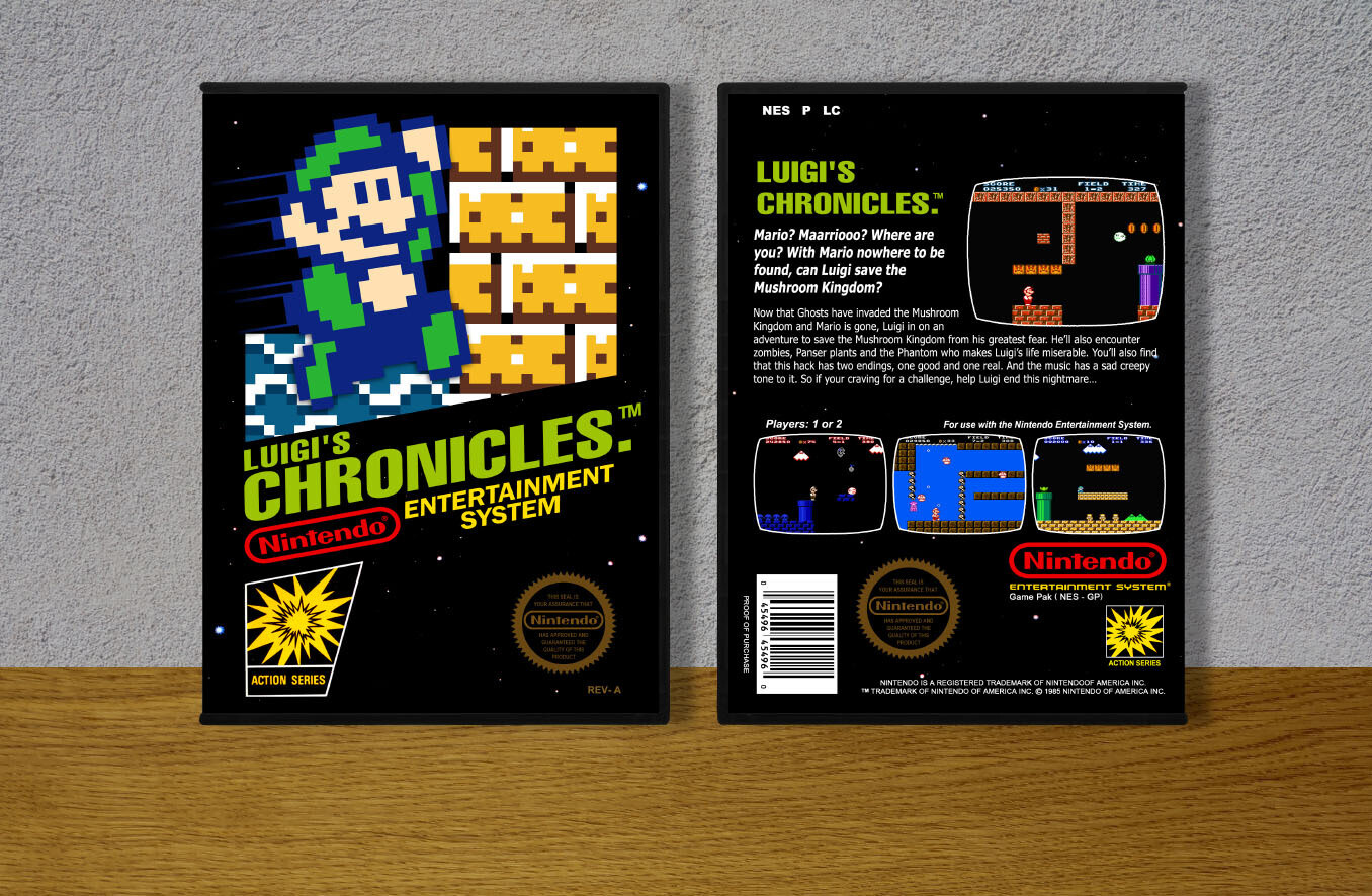 Luigi&#39;s Chronicles, Case Color: DARK GREY (OEM DS CASE COLOR)