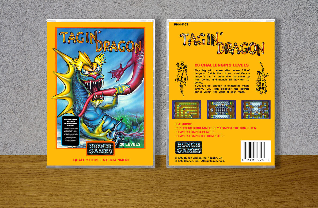 Tagin' Dragon, Case Color: CLEAR (Transparent)