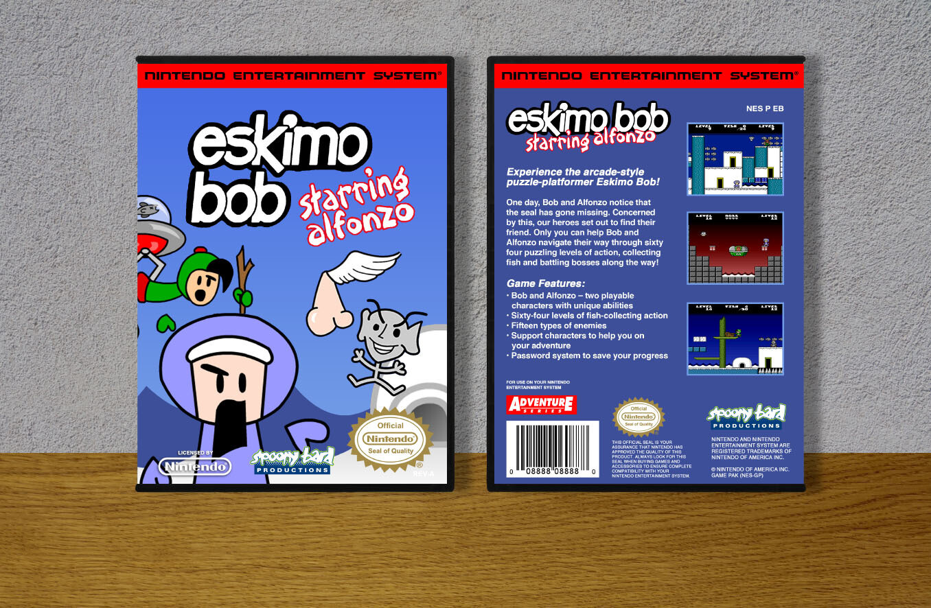 Eskimo Bob Starring Alfonzo, Case Color: DARK GREY (OEM DS CASE COLOR)