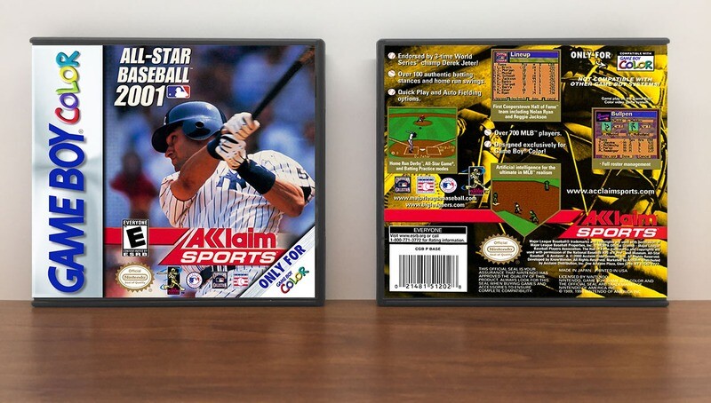 All-Star Baseball 2001, Artwork Spine Color: Chrome