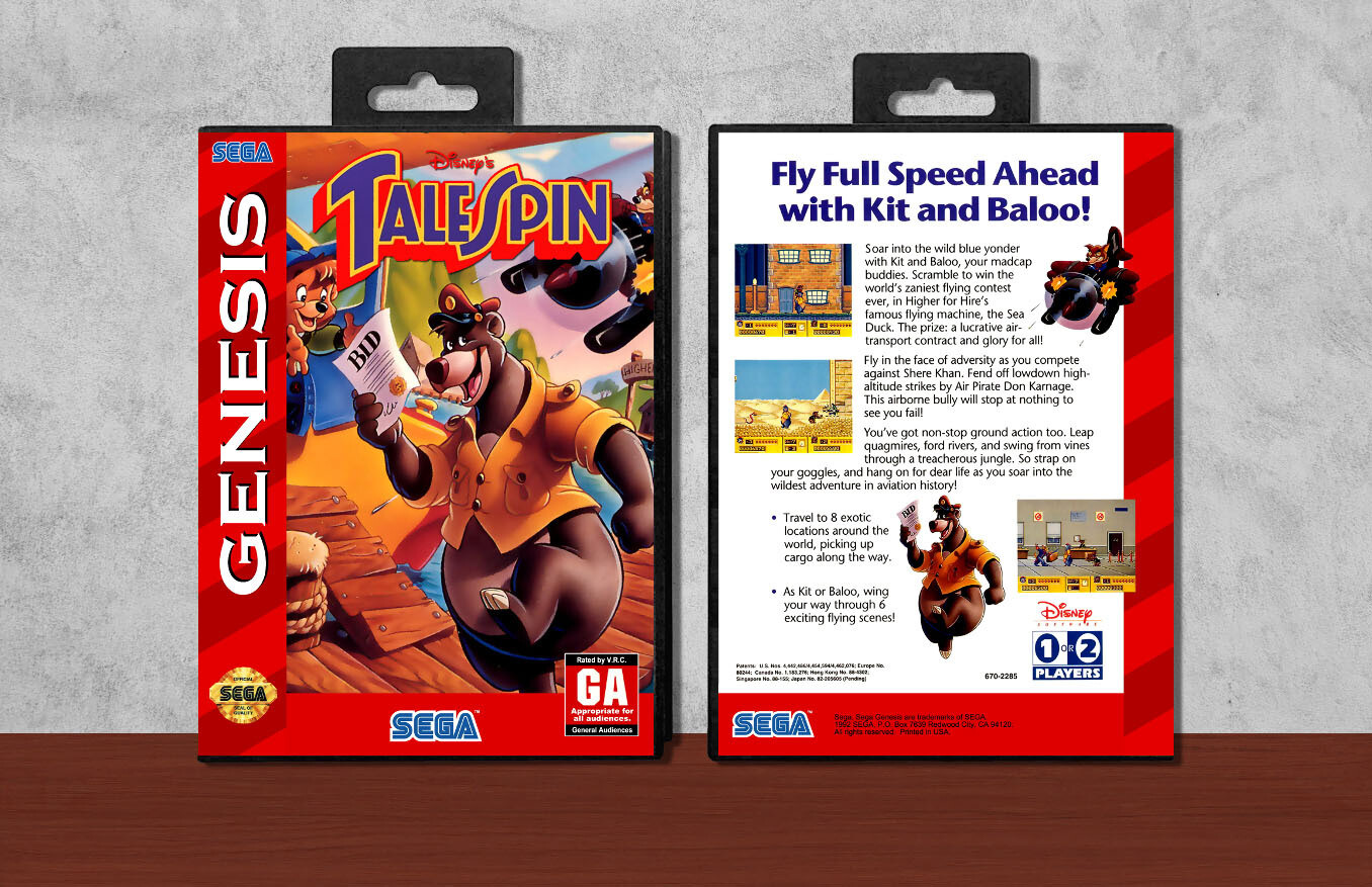 TaleSpin, Case Color: Black