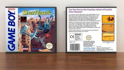 StarHawk (PAL), Artwork Spine Color: Chrome