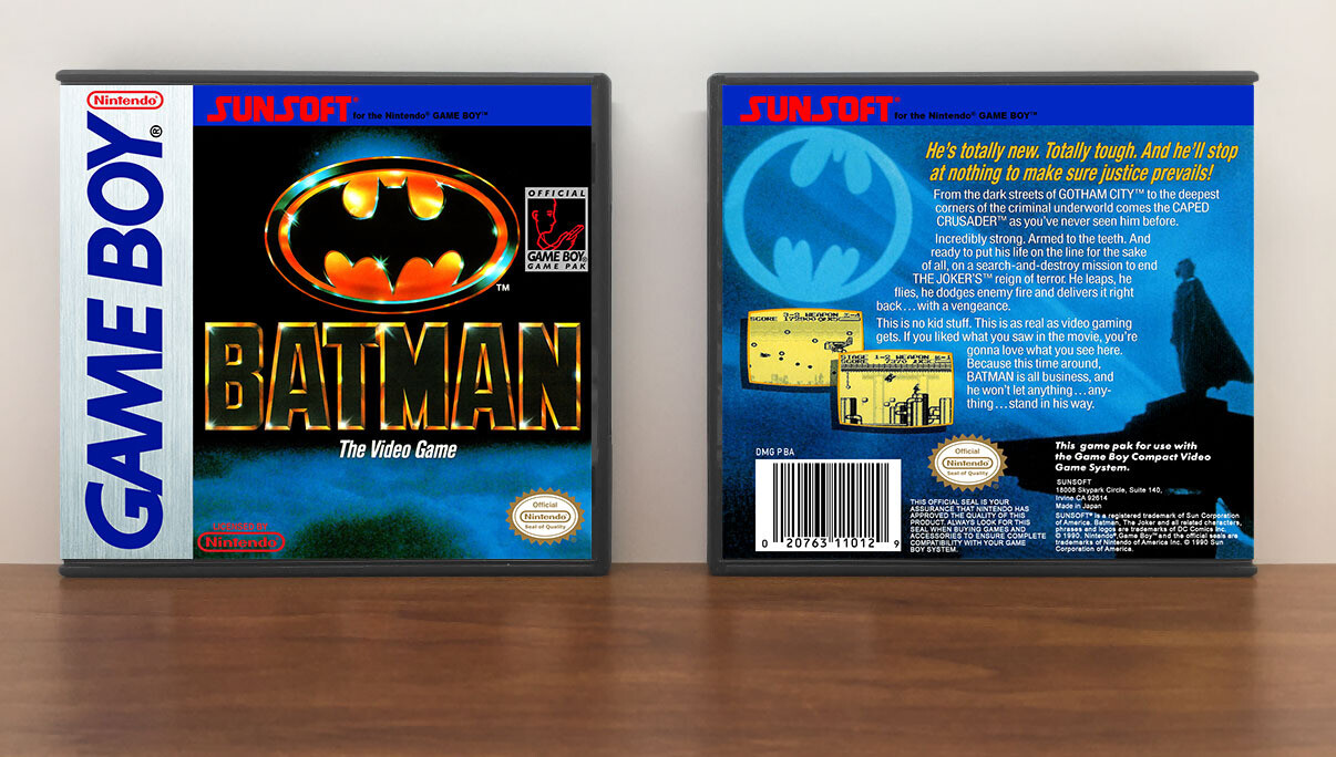 Batman: The Video Game, Artwork Spine Color: Chrome