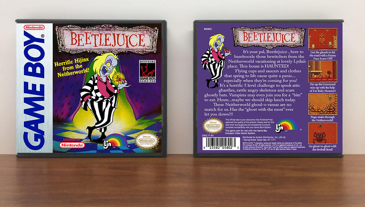 Beetlejuice, Artwork Spine Color: Chrome