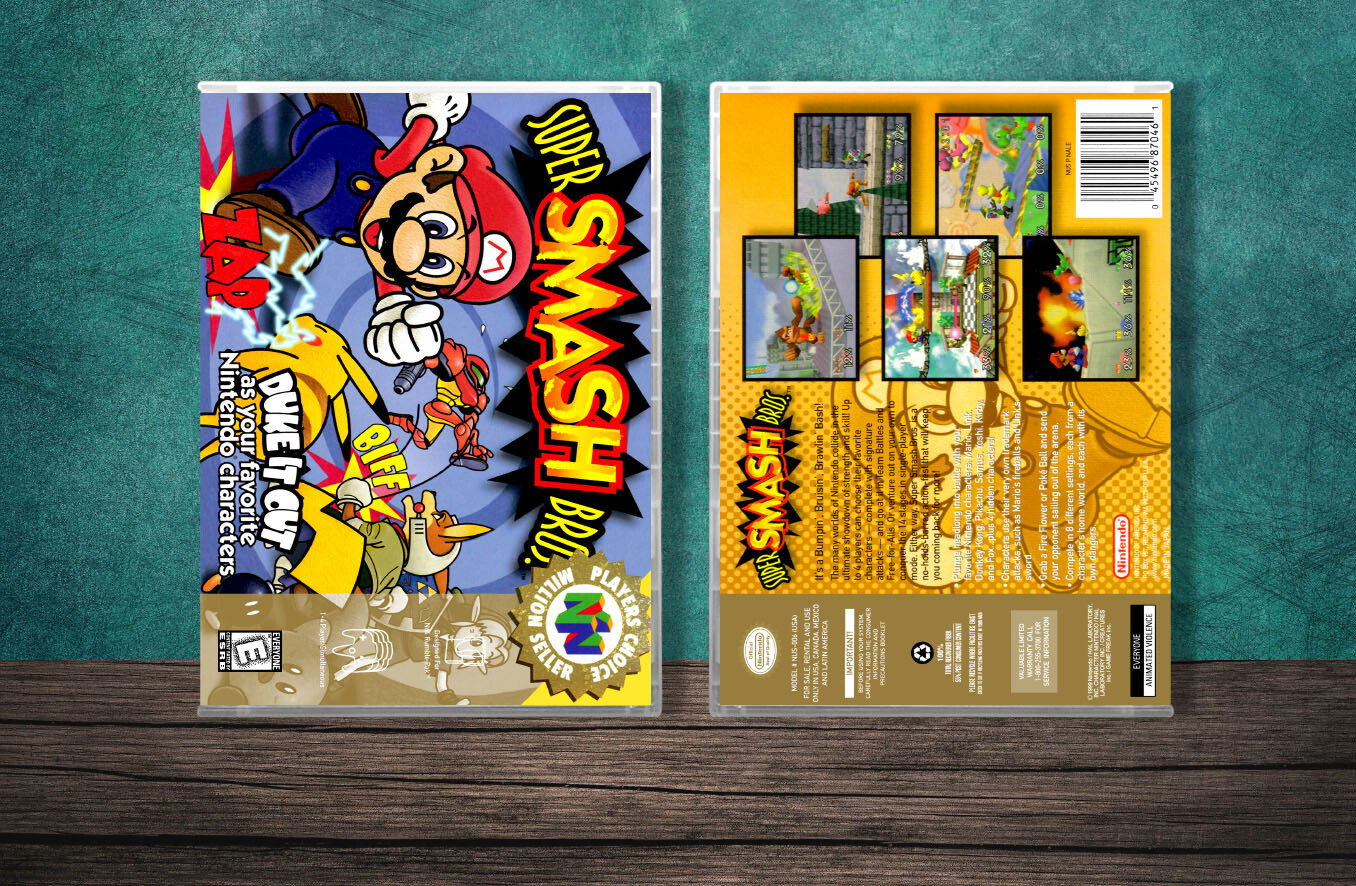 Super Smash Bros. (PC), Case Color: CLEAR (Transparent)