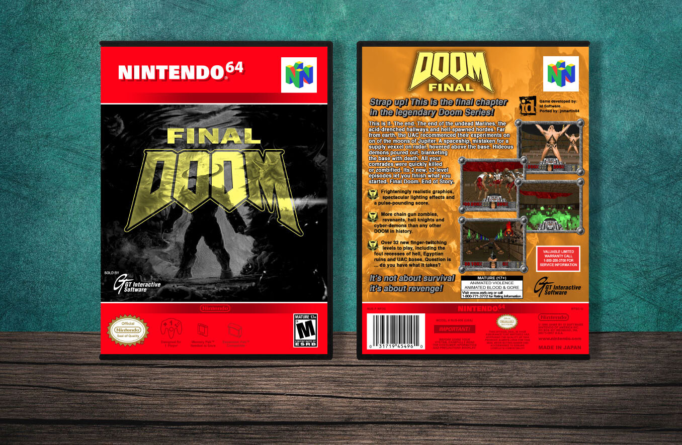 Doom Final, Case Color: DARK GREY (OEM DS CASE COLOR)