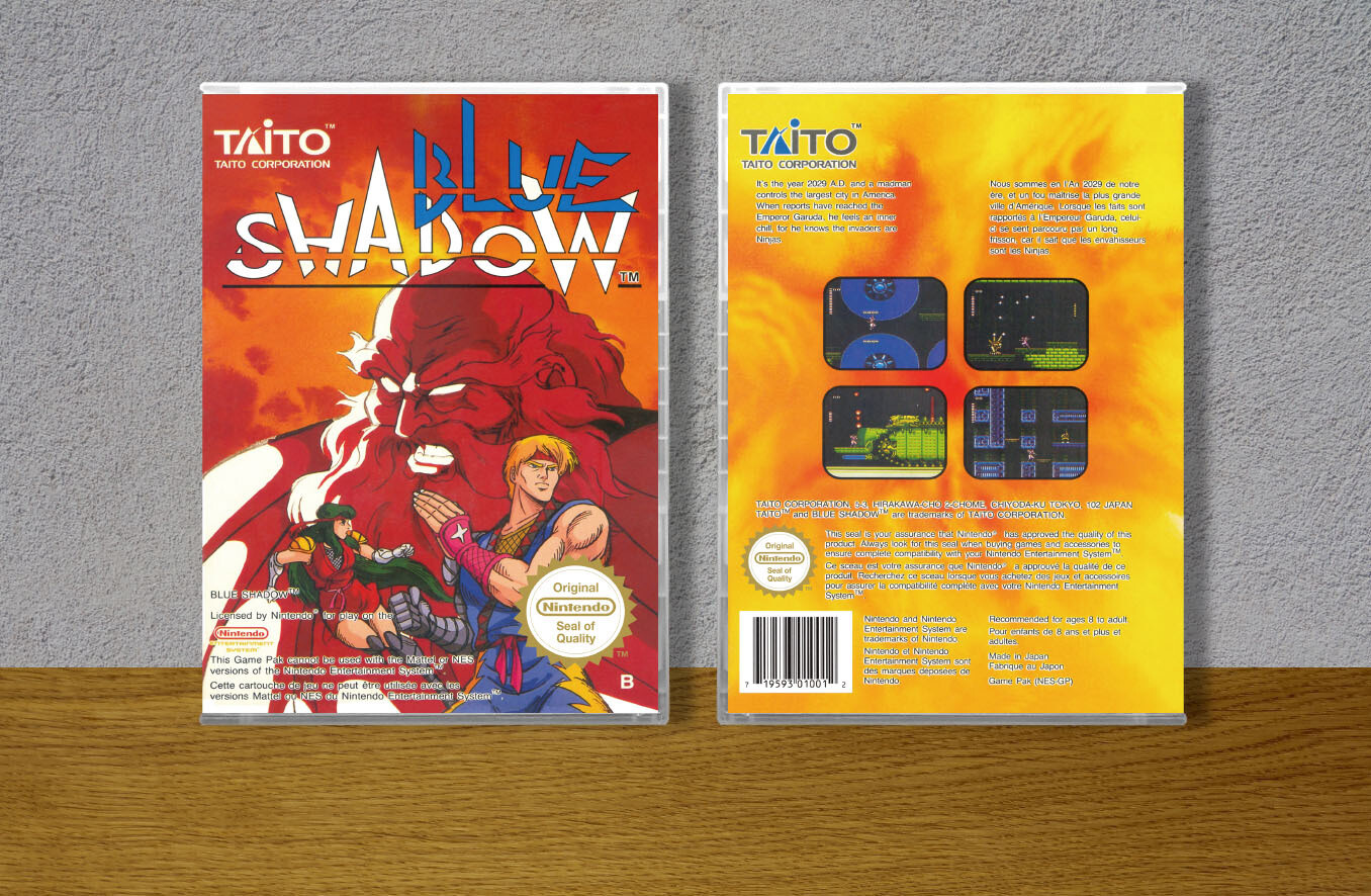 Blue Shadow, Case Color: CLEAR (Transparent)