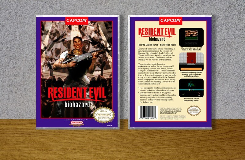 Resident Evil Biohazard, Case Color: CLEAR (Transparent)