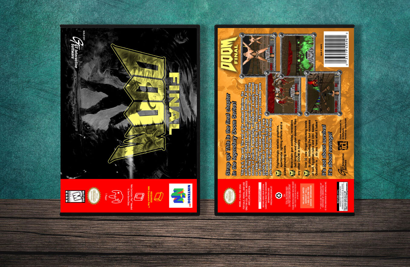 Doom Final, Case Color: DARK GREY (OEM DS CASE COLOR)