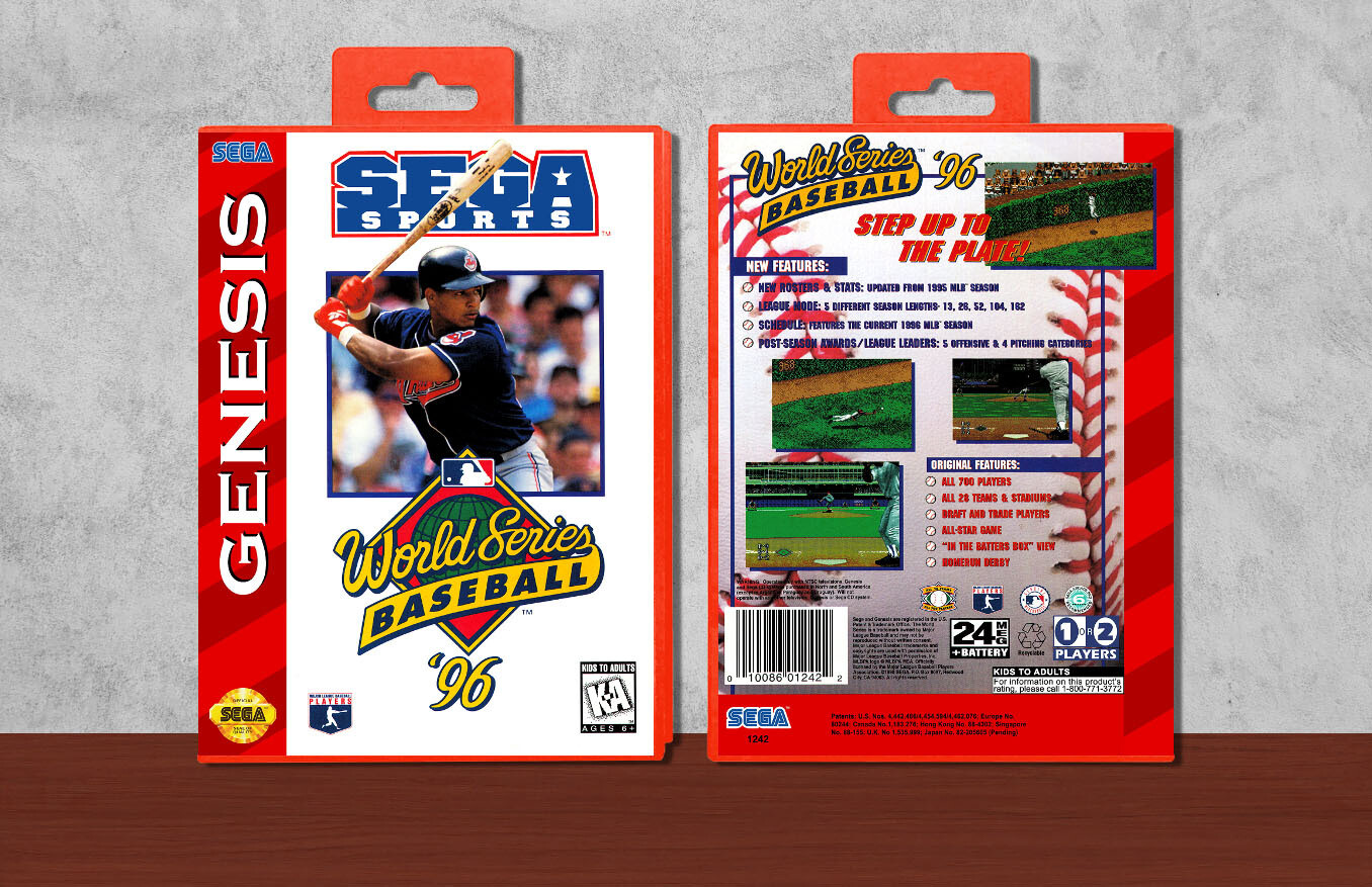 World Series Baseball &#39;96, Case Color: Red