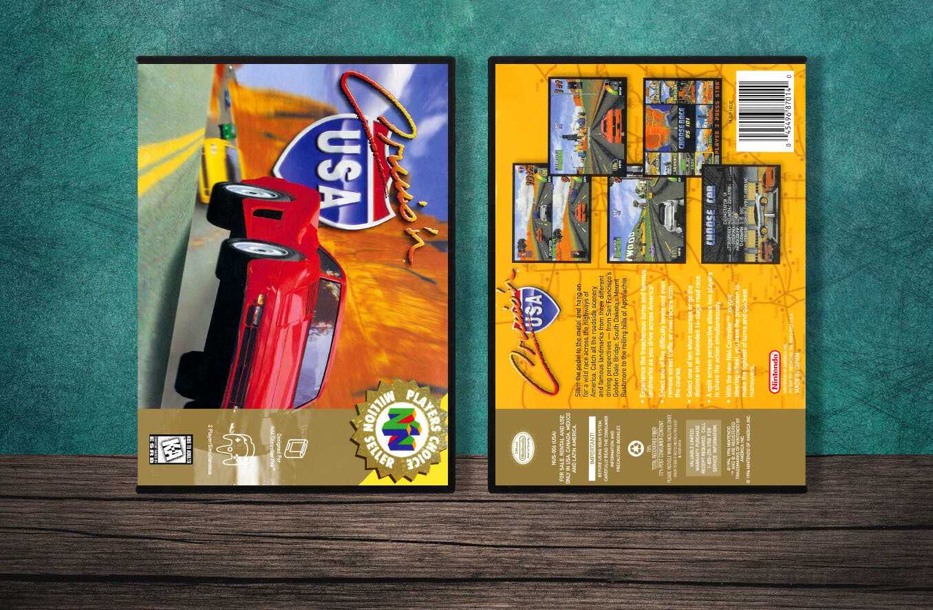 Cruis'n USA (PC), Case Color: DARK GREY (OEM DS CASE COLOR)