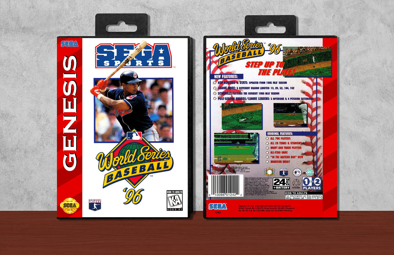 World Series Baseball &#39;96, Case Color: Black