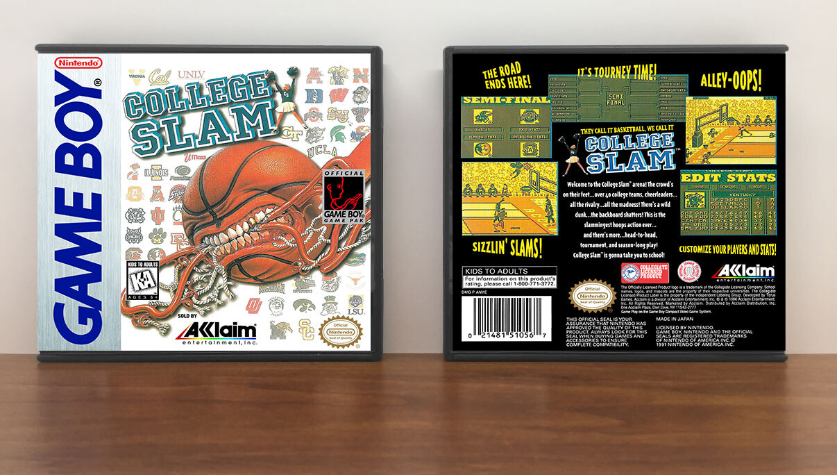College Slam, Artwork Spine Color: Chrome