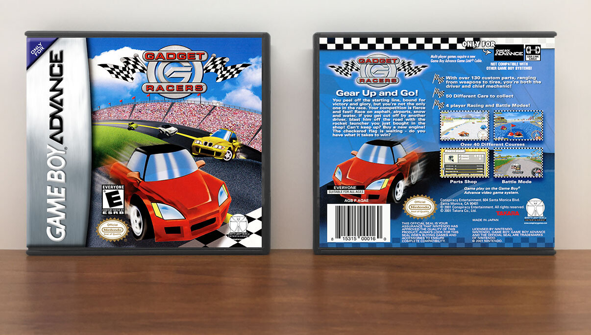 Gadget Racers, Artwork Spine Color: Chrome