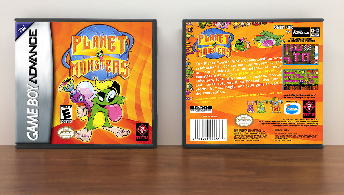 Planet Monsters, Artwork Spine Color: Chrome