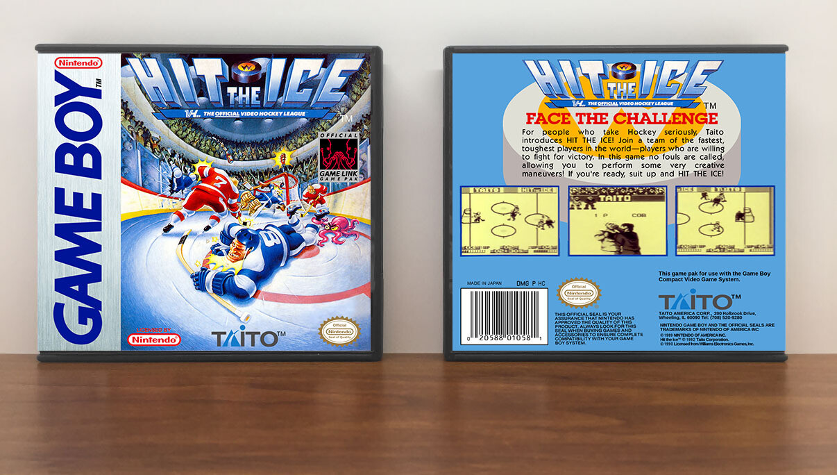 Hit the Ice, Artwork Spine Color: Chrome