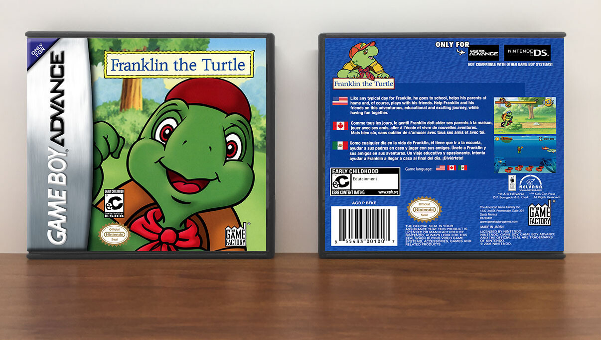 Franklin the Turtle, Artwork Spine Color: Chrome