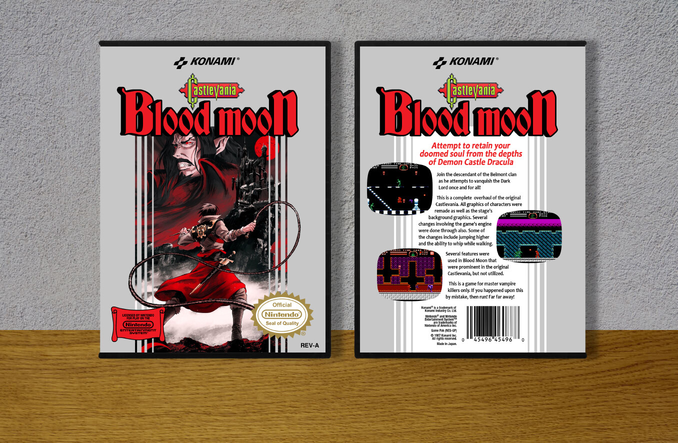 Castlevania: Blood Moon, Case Color: DARK GREY (OEM DS CASE COLOR)
