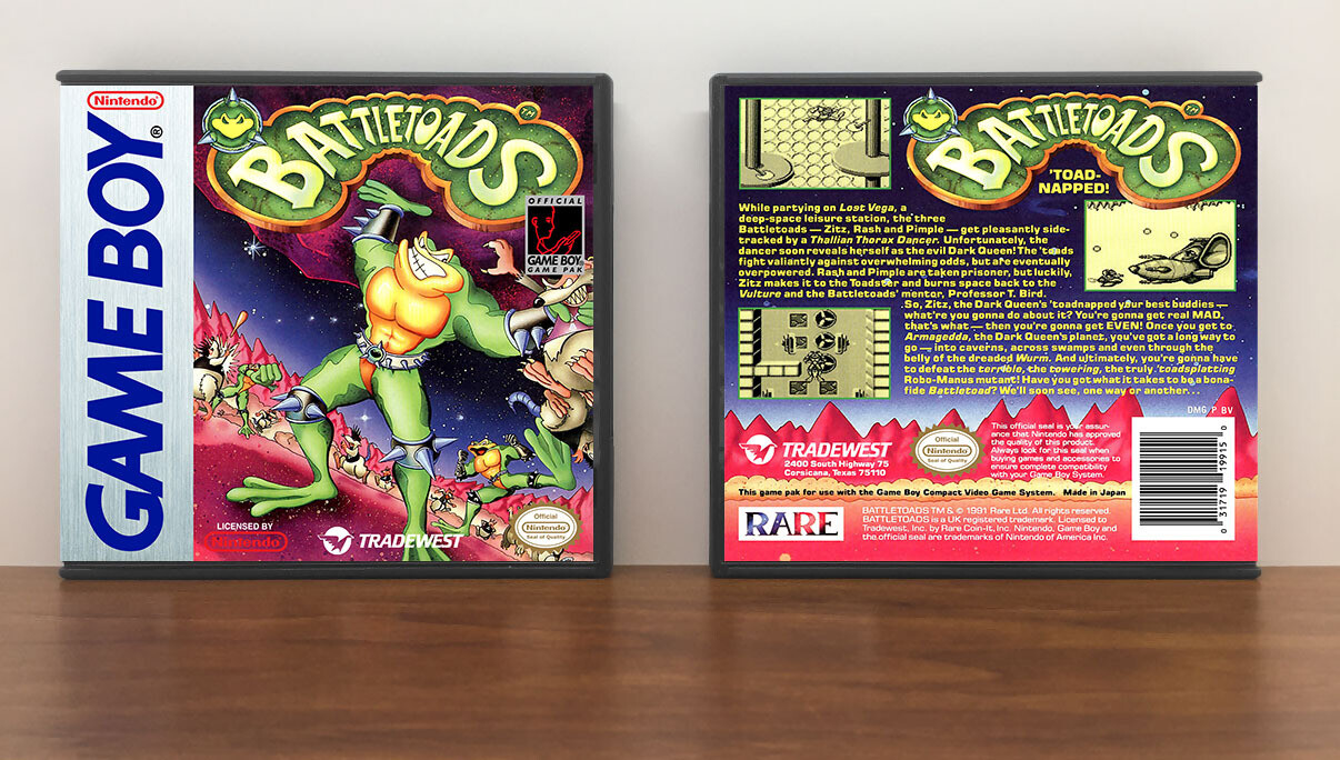 Battletoads, Artwork Spine Color: Chrome