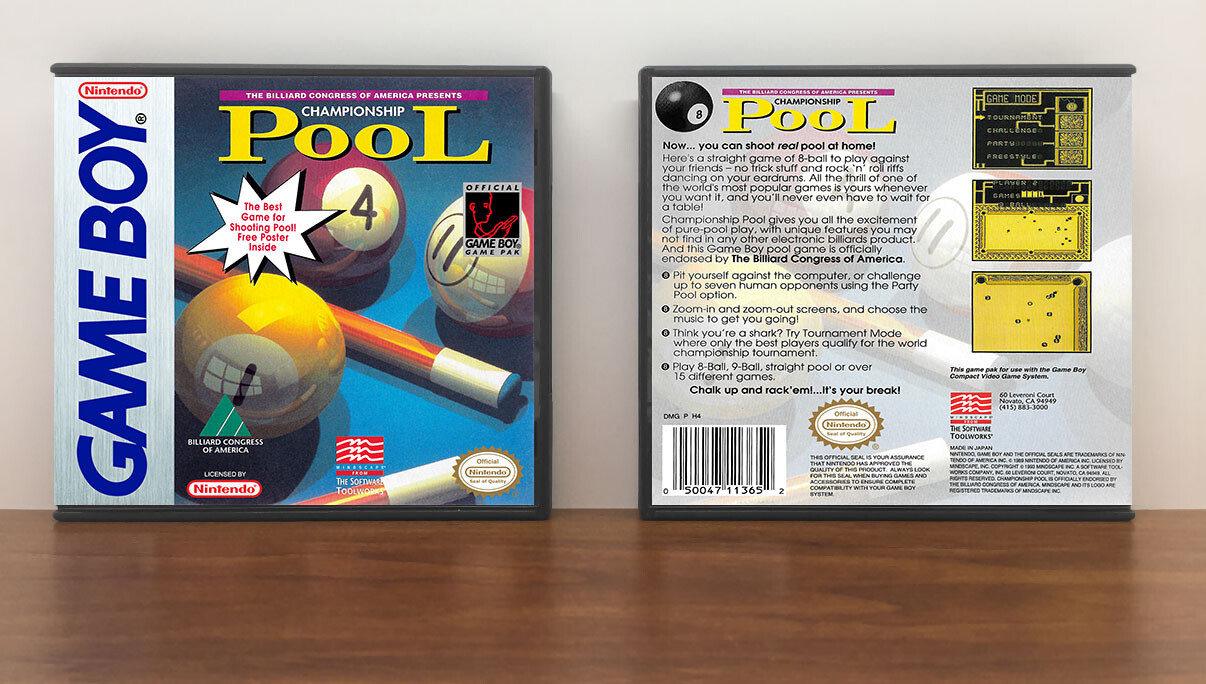 Championship Pool, Artwork Spine Color: Chrome