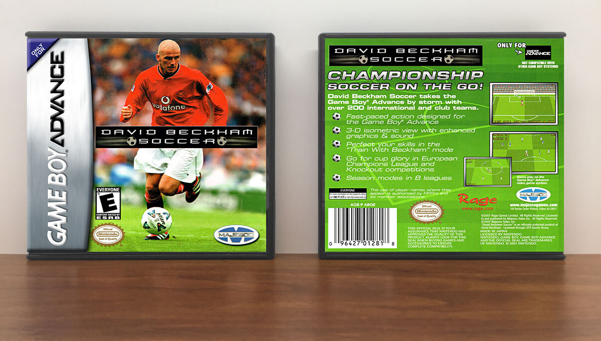David Beckham Soccer, Artwork Spine Color: Chrome