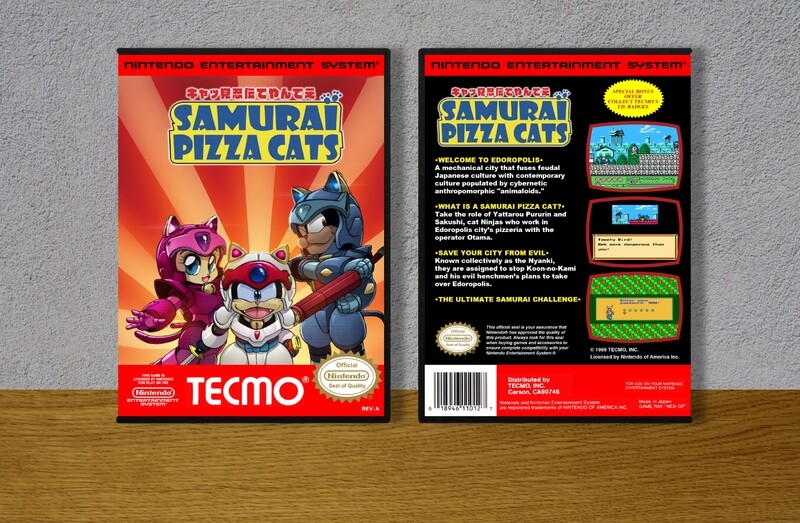 Samurai Pizza Cats, Case Color: DARK GREY (OEM DS CASE COLOR)