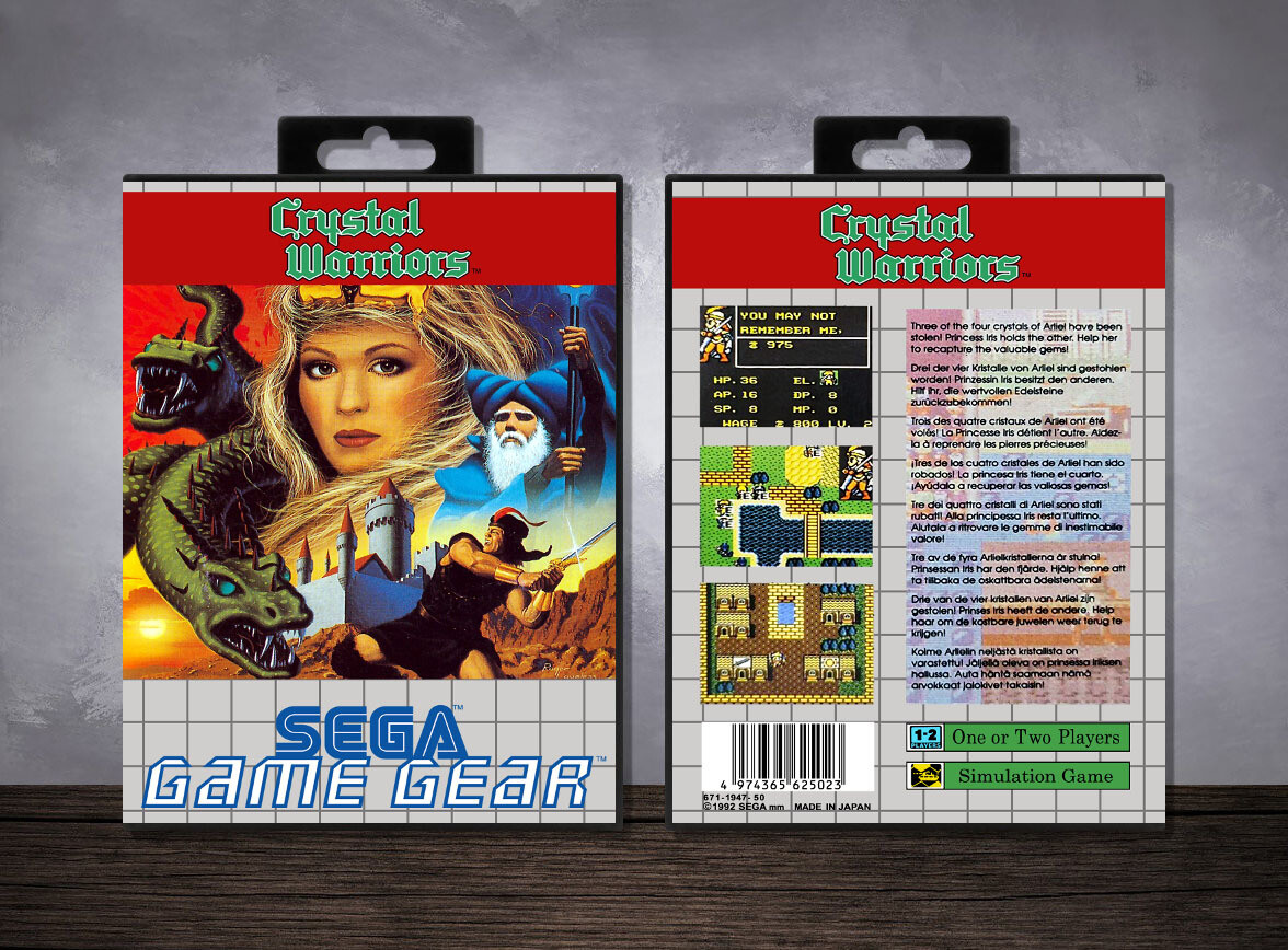 Crystal Warriors, Case Color: Black