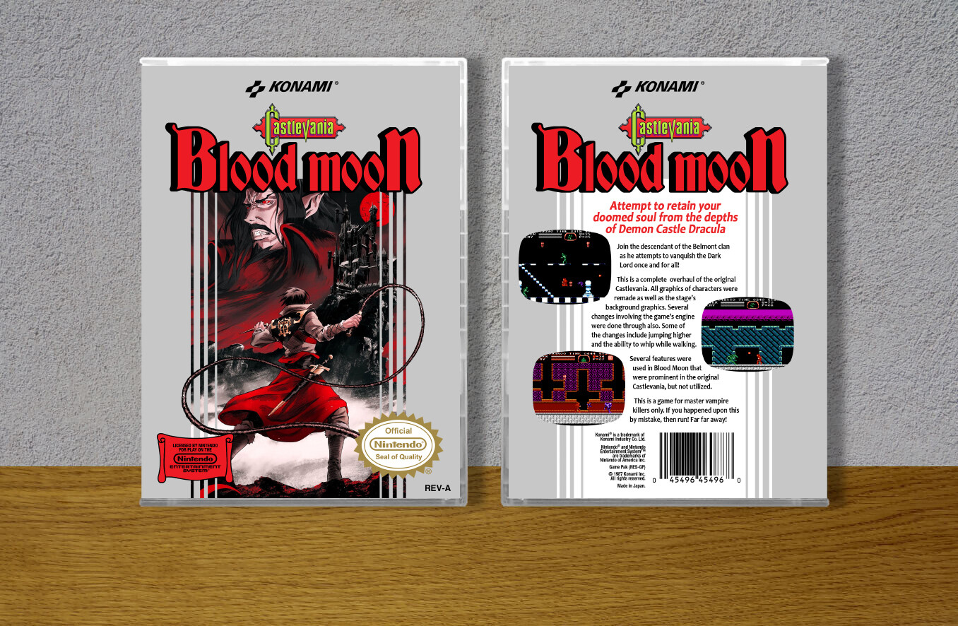 Castlevania: Blood Moon, Case Color: CLEAR (Transparent)