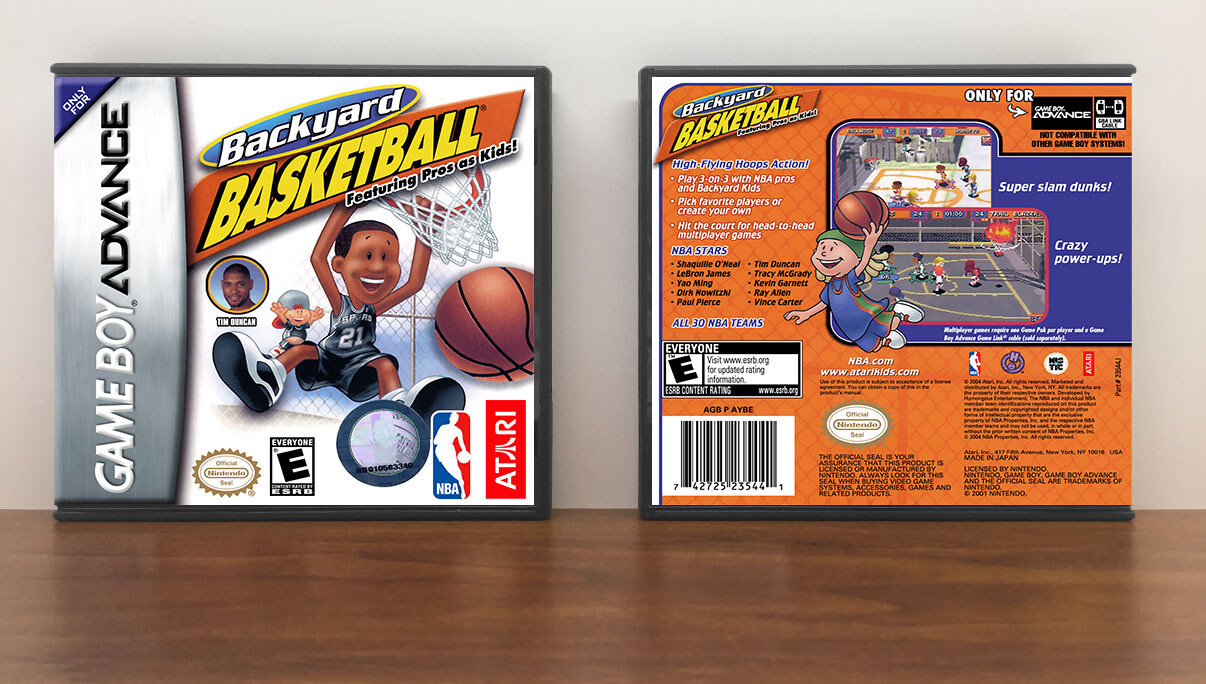 Backyard Basketball, Artwork Spine Color: Chrome