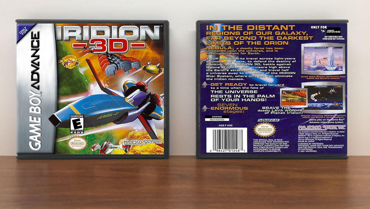 Iridion 3D, Artwork Spine Color: Chrome