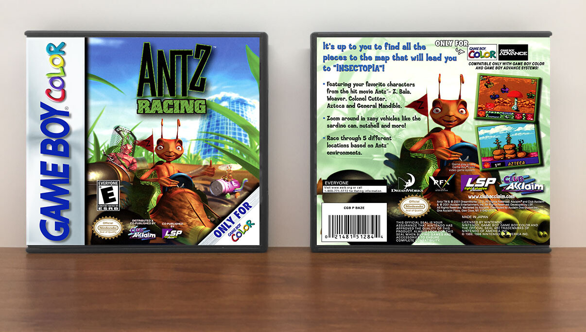 Antz Racing, Artwork Spine Color: Chrome