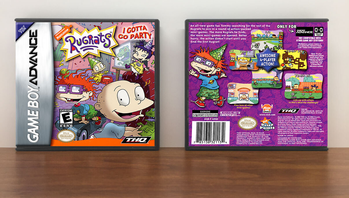 Rugrats: I Gotta Go Party, Artwork Spine Color: Chrome