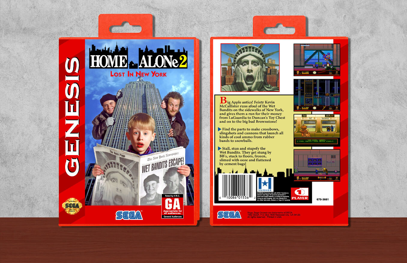 Home Alone 2: Lost in New York, Case Color: Red