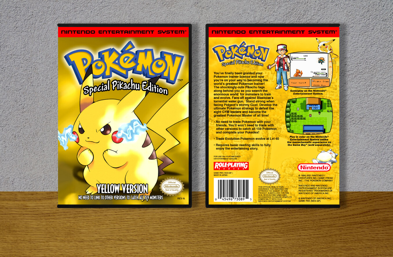 Pokemon Yellow Version, Case Color: DARK GREY (OEM DS CASE COLOR)