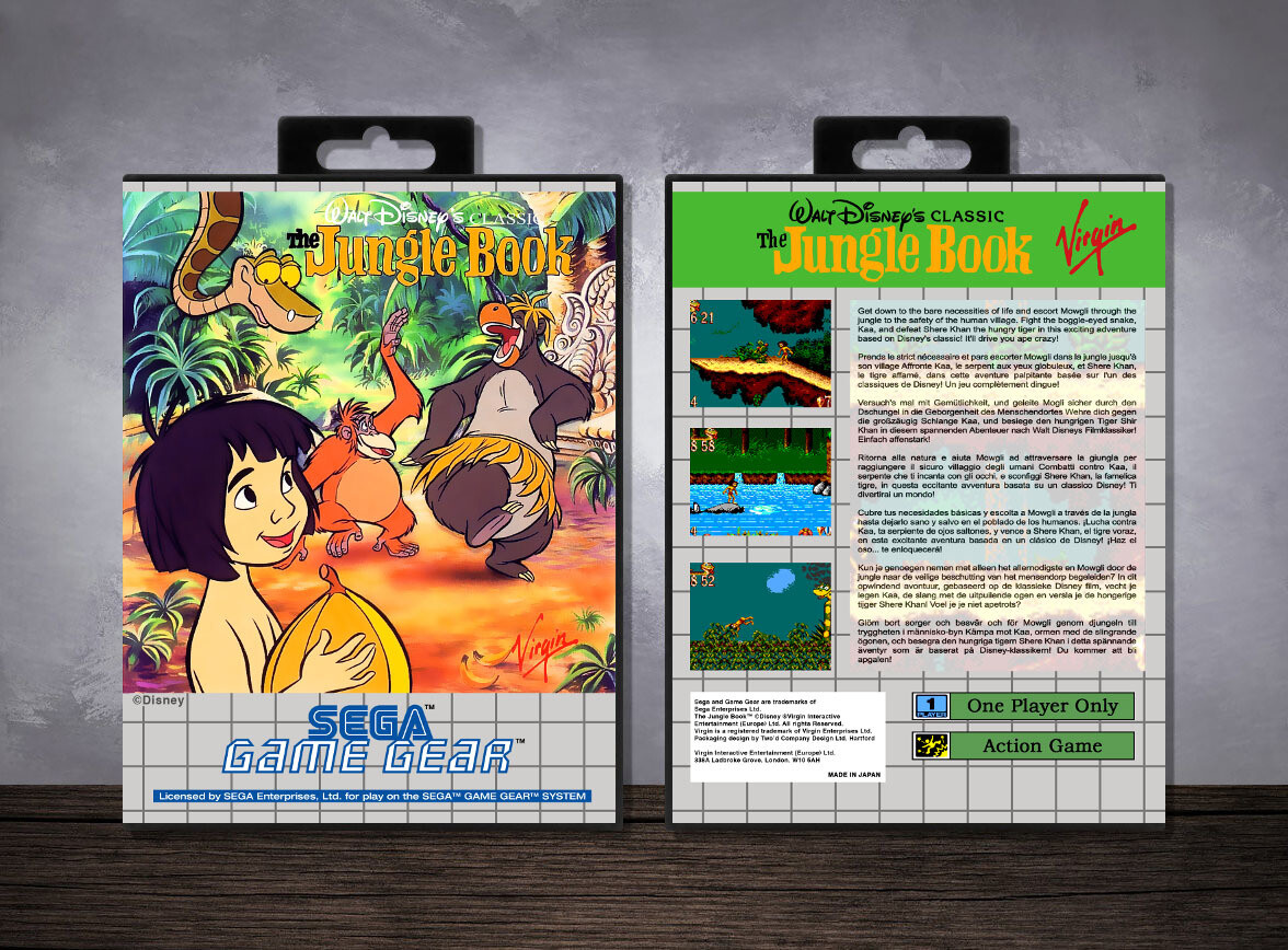 Disney's The Jungle Book, Case Color: Black